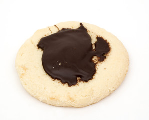 Isolated Chocolate Duet Cookie