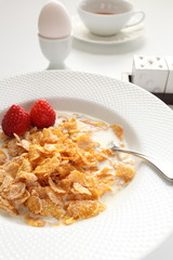 Cornflakes with Strawberry
