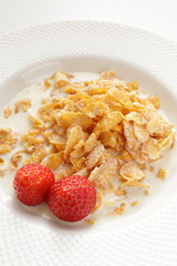 Strawberry & Cornfakes