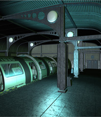 Sceneria futurystyczna 3 © Obsidian Fantasy