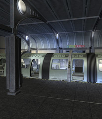 Sceneria futurystyczna 4 © Obsidian Fantasy