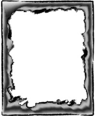 Grunge Frame border (Halftone)