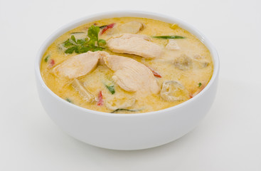spicy coconut cream soup