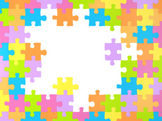 Naklejka premium Puzzles