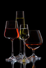 Wine glasses