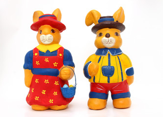 Osterhasen - Pärchen