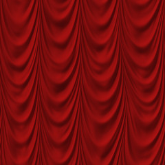 Red curtain