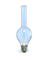 Modern oil lamp