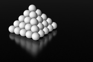 Golf ball pyramid