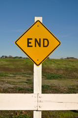 End Sign