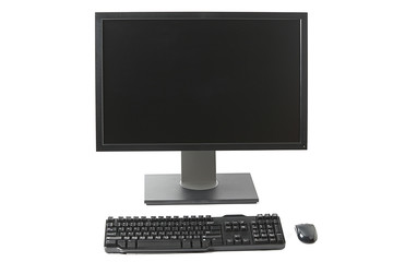 Fototapeta premium Computer workstation isolated