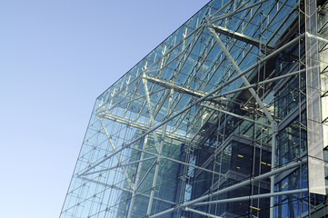 Glass office structure