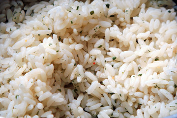 plat de riz épicé