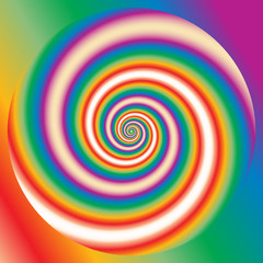 Fototapeta na wymiar psychedelic rainbow