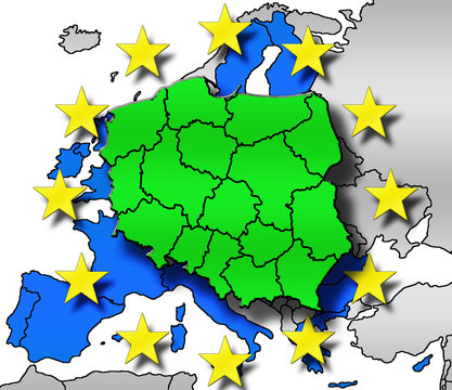 Fototapeta European Union - Poland
