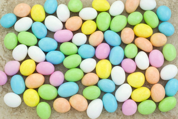 Pastel Easter Candy Background