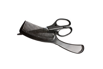 scissors an a comb