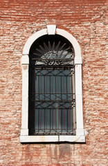 Old window in Venice, Italy