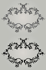 Vintage frames in two variants