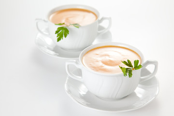 tasty Carrots puree with parsley