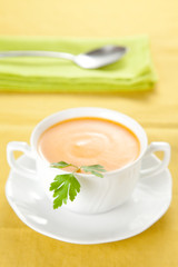 tasty Carrots puree with parsley