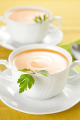 tasty Carrots puree with parsley