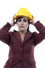 beautiful female architect