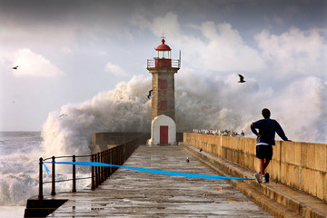 Lighthouse, Foz do Douro, Portugal