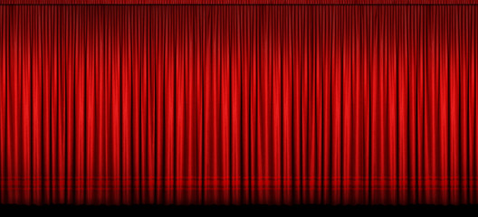 Large Red Stage Curtain