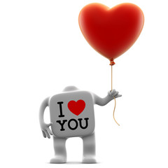 Symbol Man : A Love Balloon