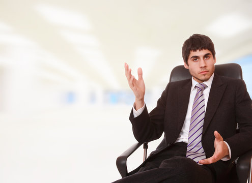 business man in the office