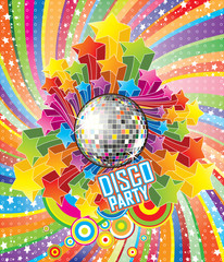 Disco Party Vector Illustration