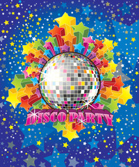 Disco Party Vector Illustration