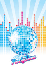 Disco Party Vector Illustration
