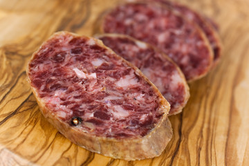 Gourmet Pepper Salami with garlic
