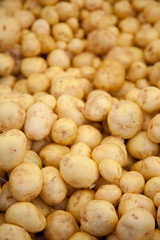 Fresh young potatoes