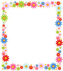 background with beautiful camomil