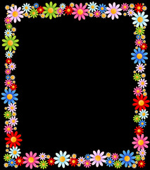 background with beautiful camomil