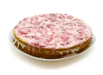 Homemade Strawberry Cake