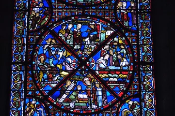  France, vitraux de la cathédrale de Bourges © PackShot
