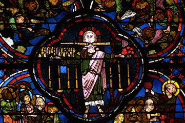  France, vitraux de la cathédrale de Bourges © PackShot
