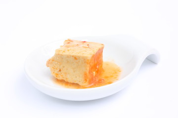 Hot bean curd preserved / 腐乳