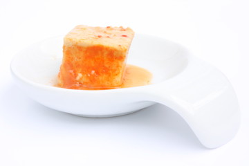Hot bean curd preserved / 腐乳