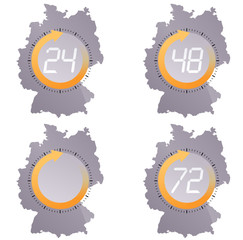 Lieferzeit in Deutschland (Orange)