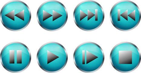 Boutons audio complet