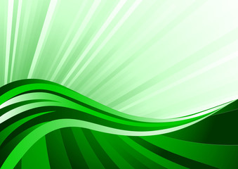 Vector green background