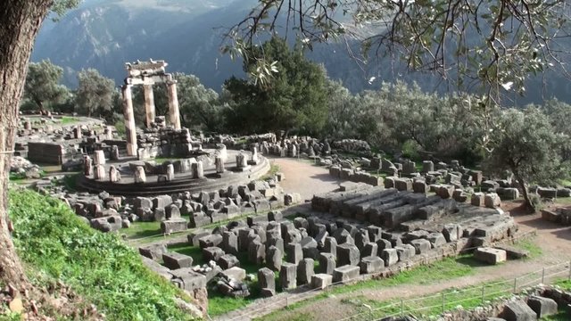 Temple of Athena in Delphi