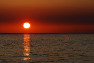tramonto a scauri