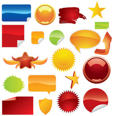 Collection of design elements