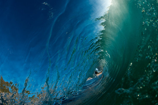 Fototapeta hollow ocean wave